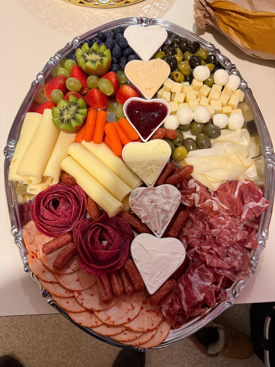 Team-Platte zum Mittagessen