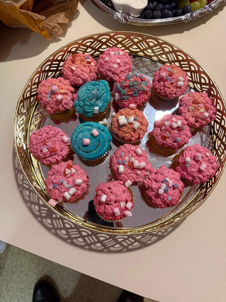 Selbstgebackene Cupcakes